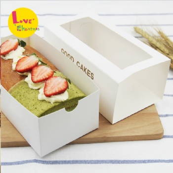 Christmas Baked Cake Roll Desert Window Drawer Box