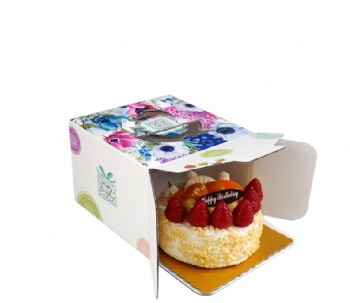 Paper Cake Box With Handle