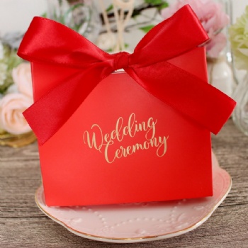 Beautiful Paper Candy Box with Ribbon