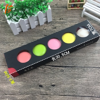 Flat Paper Macaroon Box