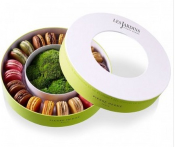 Round shape Macaroon Paper Box