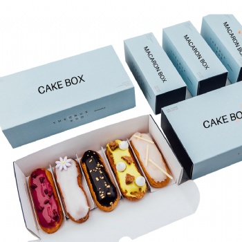 Macaroon Desert Packaging Box