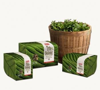 Tea paper packaging box