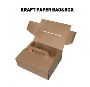 Brown Kraft Take Away Food Packaging Box