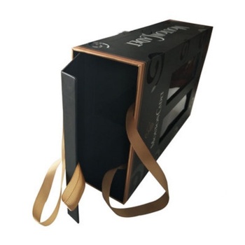 Wine Gift Box with Window and Handle
