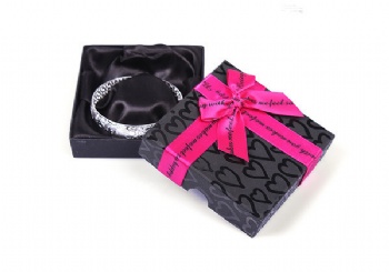  Elegant Paper Jewelry Box Set with Ribbon	