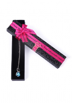  Elegant Paper Jewelry Box Set with Ribbon	